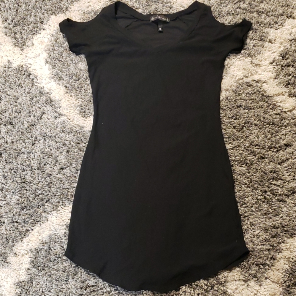 Cold shoulder dress